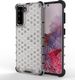 Hurtel Honeycomb etui pancerny pokrowiec z żelową ramką Samsung Galaxy S21 5G przezroczysty 1