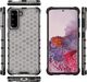 Hurtel Honeycomb etui pancerny pokrowiec z żelową ramką Samsung Galaxy S21 5G przezroczysty 12