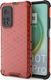 Hurtel Honeycomb etui pancerny pokrowiec z żelową ramką Xiaomi Mi 10 Pro / Xiaomi Mi 10 czerwony 1