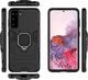 Hurtel Ring Armor pancerne hybrydowe etui pokrowiec + magnetyczny uchwyt Samsung Galaxy S21 5G czarny 6