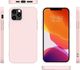 Hurtel Silicone Case elastyczne silikonowe etui pokrowiec iPhone 12 mini różowy 6