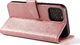 Hurtel Magnet Case elegancki futerał etui pokrowiec z klapką i funkcją podstawki iPhone 12 Pro Max różowy 4