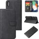 Hurtel Magnet Case elegancki futerał etui pokrowiec z klapką i funkcją podstawki iPhone XS / iPhone X czarny 5
