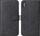 Hurtel Magnet Case elegancki futerał etui pokrowiec z klapką i funkcją podstawki iPhone XS Max czarny 1