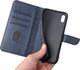 Hurtel Magnet Case elegancki futerał etui pokrowiec z klapką i funkcją podstawki iPhone XS / iPhone X niebieski 2