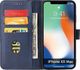 Hurtel Magnet Case elegancki futerał etui pokrowiec z klapką i funkcją podstawki iPhone XS / iPhone X niebieski 4