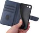 Hurtel Magnet Case elegancki futerał etui pokrowiec z klapką i funkcją podstawki iPhone SE 2020 / iPhone 8 / iPhone 7 niebieski 5