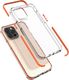 Hurtel Spring Armor żelowy elastyczny pancerny pokrowiec z kolorową ramką do iPhone 12 Pro Max niebieski 1