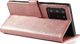 Hurtel Magnet Case elegancki futerał etui pokrowiec z klapką i funkcją podstawki Samsung Galaxy Note 20 Ultra różowy 4