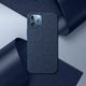 Baseus Baseus Magnetic Leather Case etui ze skóry ekologicznej z magnetycznym uchwytem iPhone 12 Pro / iPhone 12 niebieski (kompatybilny z MagSafe) 9