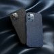 Baseus Baseus Magnetic Leather Case etui ze skóry ekologicznej z magnetycznym uchwytem iPhone 12 Pro / iPhone 12 czarny (kompatybilny z MagSafe) 11