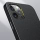 Baseus Baseus Magnetic Leather Case etui ze skóry ekologicznej z magnetycznym uchwytem iPhone 12 Pro / iPhone 12 czarny (kompatybilny z MagSafe) 18