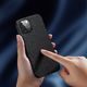 Baseus Baseus Magnetic Leather Case etui ze skóry ekologicznej z magnetycznym uchwytem iPhone 12 Pro / iPhone 12 czarny (kompatybilny z MagSafe) 10