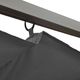 vidaXL Pergola ogrodowa ze zwijanym dachem, 3x3 m, antracyt, 180 g/m 5