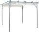 vidaXL Pergola ze zwijanym dachem, śmietankowa, 3x3 m, stalowa 2