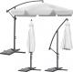 Plonos Parasol ogrodowy składany 6 segmentów Szary 350 cm 1