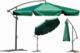 Plonos Parasol ogrodowy składany 8 segmentów Zielony 350 cm 1