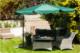 Plonos Parasol ogrodowy składany 8 segmentów Zielony 350 cm 7