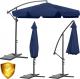 Plonos Parasol ogrodowy składany 6 segmentów Granatowy 350 cm 1