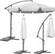 Plonos Parasol ogrodowy składany 8 segmentów Szary 350 cm 1