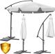 Plonos Parasol ogrodowy składany 8 segmentów Szary 350 cm 1