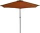 vidaXL Półparasol balkonowy, aluminium, terakota, 270x135x245 cm 2