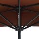 vidaXL Półparasol balkonowy, aluminium, terakota, 270x135x245 cm 5
