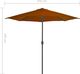 vidaXL Półparasol balkonowy, aluminium, terakota, 270x135x245 cm 7