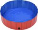 vidaXL Składany basen dla psa, czerwony, 120 x 30 cm, PVC 4