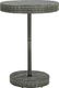 vidaXL Stolik ogrodowy, szary, 75,5 x 106 cm, polirattan 1