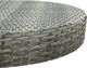vidaXL Stolik ogrodowy, szary, 75,5 x 106 cm, polirattan 2