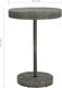 vidaXL Stolik ogrodowy, szary, 75,5 x 106 cm, polirattan 3