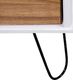 vidaXL Szafa New York Range, biel i jasne drewno, lite drewno sosnowe 6