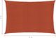 vidaXL Żagiel przeciwsłoneczny, 160 g/m, terakotowy, 3x5 m, HDPE 6