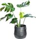 Home Styling Collection Osłonka DONICZKA metalowa 26x25 cm na rośliny kwiaty LOFT 1