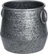 Home Styling Collection Osłonka DONICZKA metalowa 26x25 cm na rośliny kwiaty LOFT 3