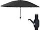 Ambiance Parasol ogrodowy z korbką Czarny 325x255 cm 1