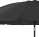 Ambiance Parasol ogrodowy z korbką Czarny 325x255 cm 2