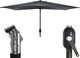 Ambiance Parasol ogrodowy prostokątny z korbką łamany Szary 150x250 cm 1