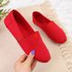 News Tenisówki damskie slip on tomsy czerwone NEWS 36 1