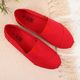News Tenisówki damskie slip on tomsy czerwone NEWS 39 4