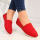 News Tenisówki damskie slip on tomsy czerwone NEWS 39 5