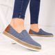Rieker Espadryle damskie ażurowe niebieskie Rieker L7873 41 2