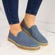 Rieker Espadryle damskie ażurowe niebieskie Rieker L7873 41 3