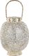 Beliani Lampion 30 cm metalowy złoty LANTAU 3