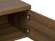 Beliani Szafka RTV ciemne drewno TIMBER 6