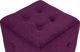 Beliani Puf welurowy 30 x 30 x 32 cm fioletowy WISCONSIN 3