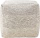 Beliani Puf 40 x 40 x 40 cm jasnoszary HIRRI 3