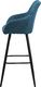 Beliani Zestaw 2 krzeseł barowych niebieski DARIEN 4