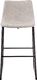Beliani Zestaw 2 krzeseł barowych beżowy FRANKS 3
